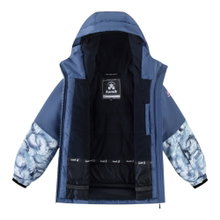 Kamik Winter Jacket Electra (windproof and waterproof, reflective) slate blue girls